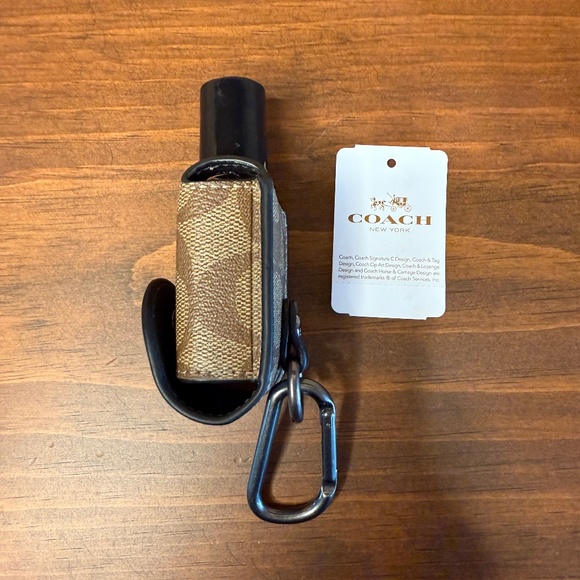 COACH Hand Sanitizer Holder In Signature Canvas - Picture 4 of 6